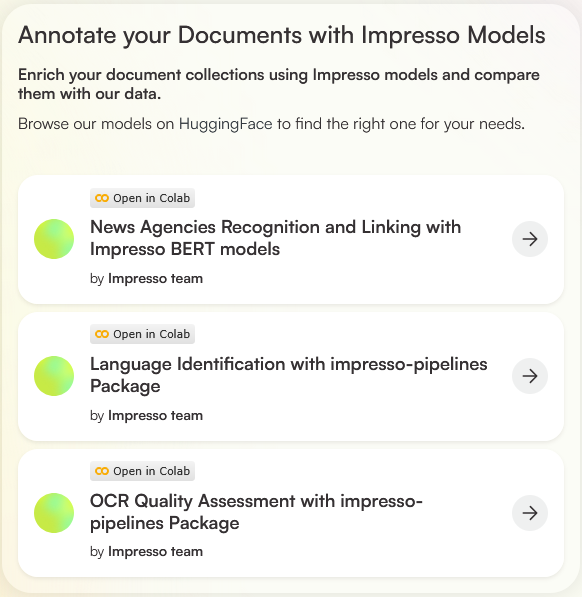 Notebooks for enriching your own data